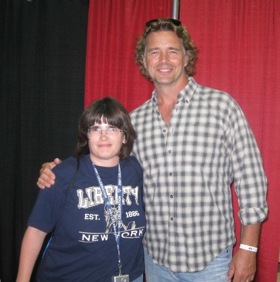 Anne and John Schneider in 2010, both younger and with original hair colors.