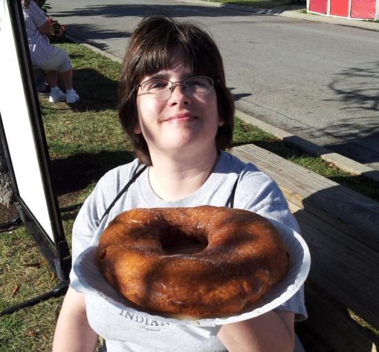 Giant Amish Donut!