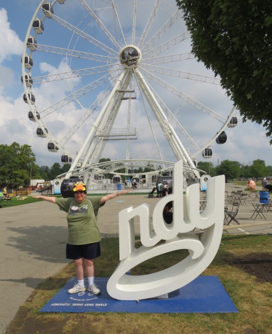 Indy sign and Ferris Wheel!