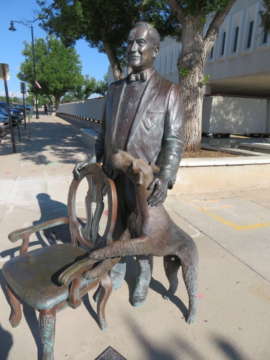 Warren Harding statue!