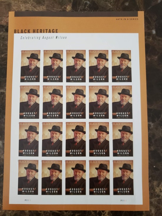 August Wilson USPS postage stamps!