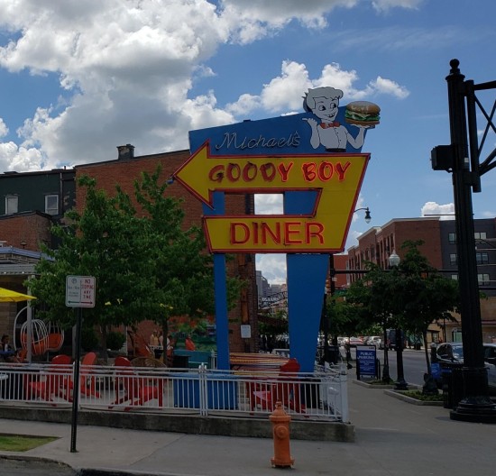 Goody Boy Diner sign!
